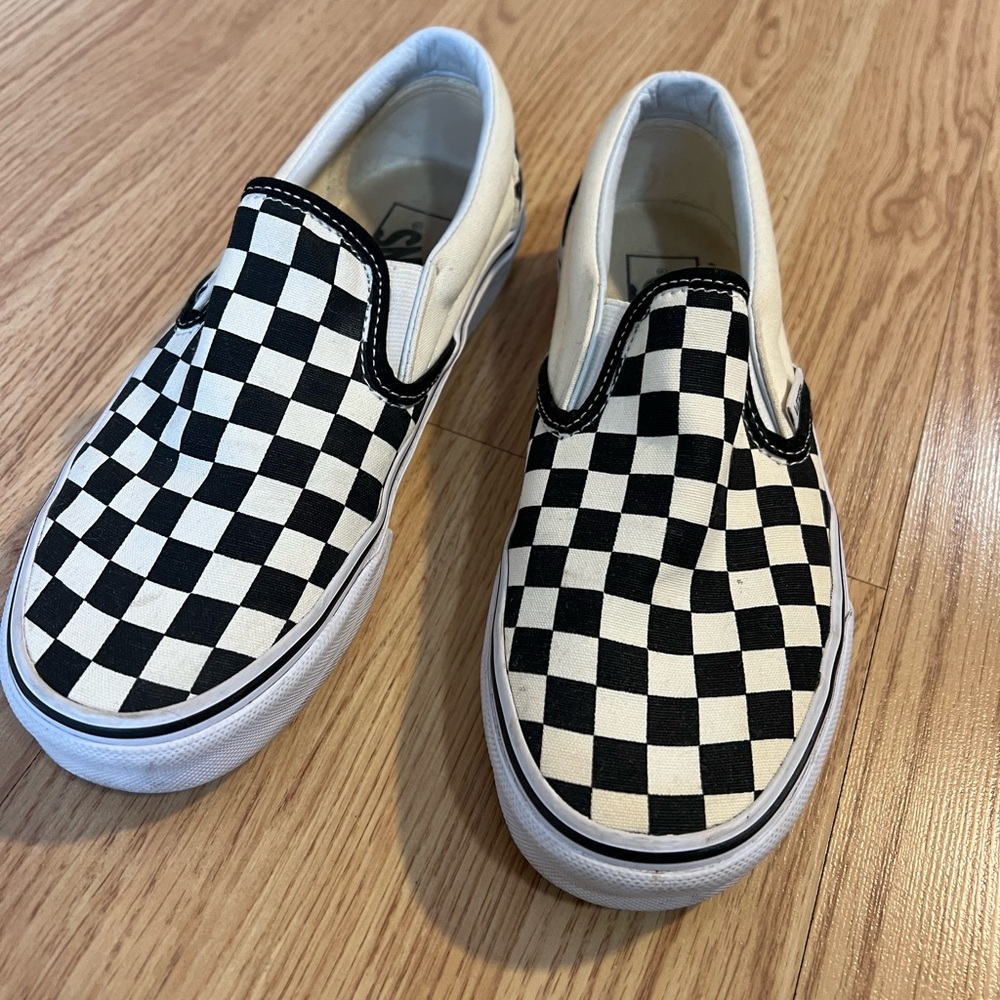 Checkered Vans